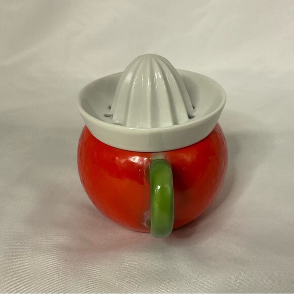 VTG GEROLD PORZELLAN BAVARIA SMALL CERAMIC ORANGE FRUIT JUICER REAMER 6 OZ - Picture 8 of 11